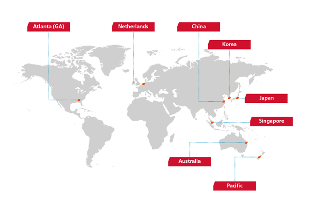 locations worldwide