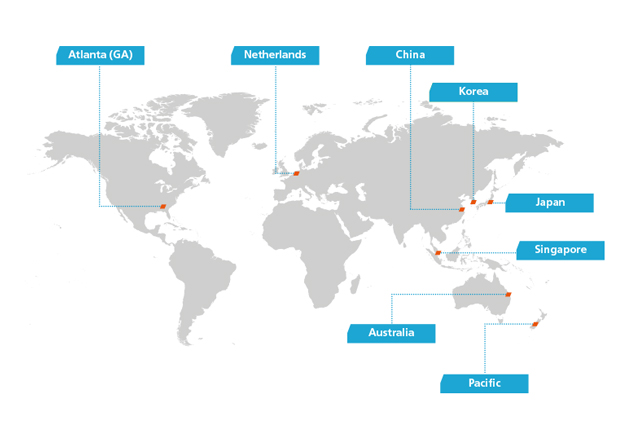 locations worldwide