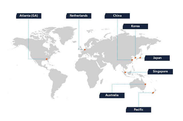 locations worldwide