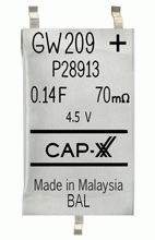 GW2 Cap-XX ultracapacitor