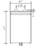 PPM 100-8.0 cv2 ø40x68mm