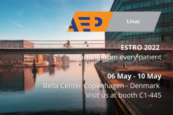 ESTRO 2022 - Learning from every patient 06 May - 10 May Bella Center Copenhagen - Denmark Visit us at booth C1-445 (2)